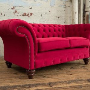 Chesterfield 2 seater individual cushion couch