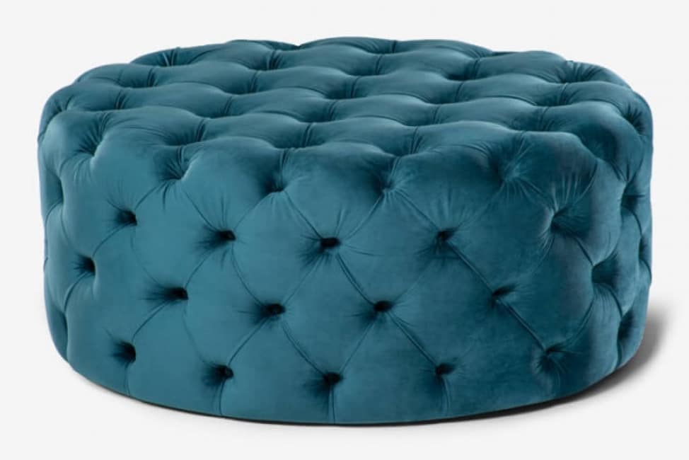 Deep Button Ottoman - Elysian Group